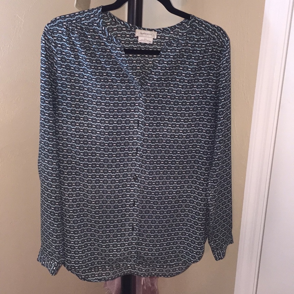 Van Heusen long sleeve printed blouse